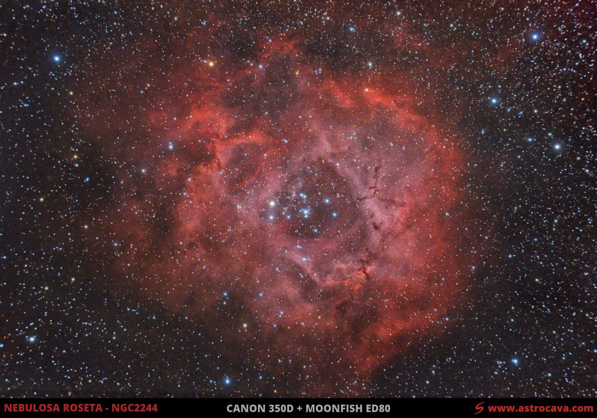 La nebulosa Roseta - NGC2244. Versión 2009